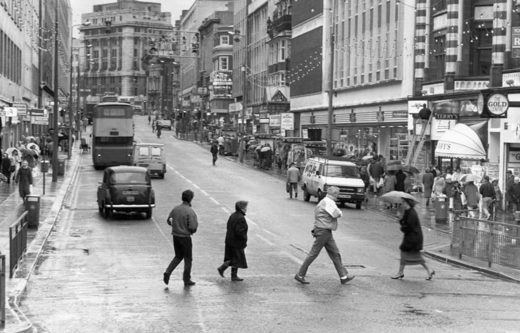 Lord Street Liverpool, 1988.