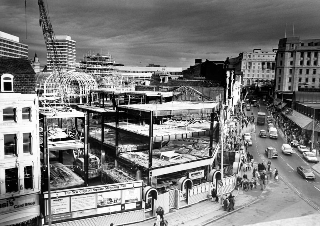 Clayton Square, Liverpool. 1987.