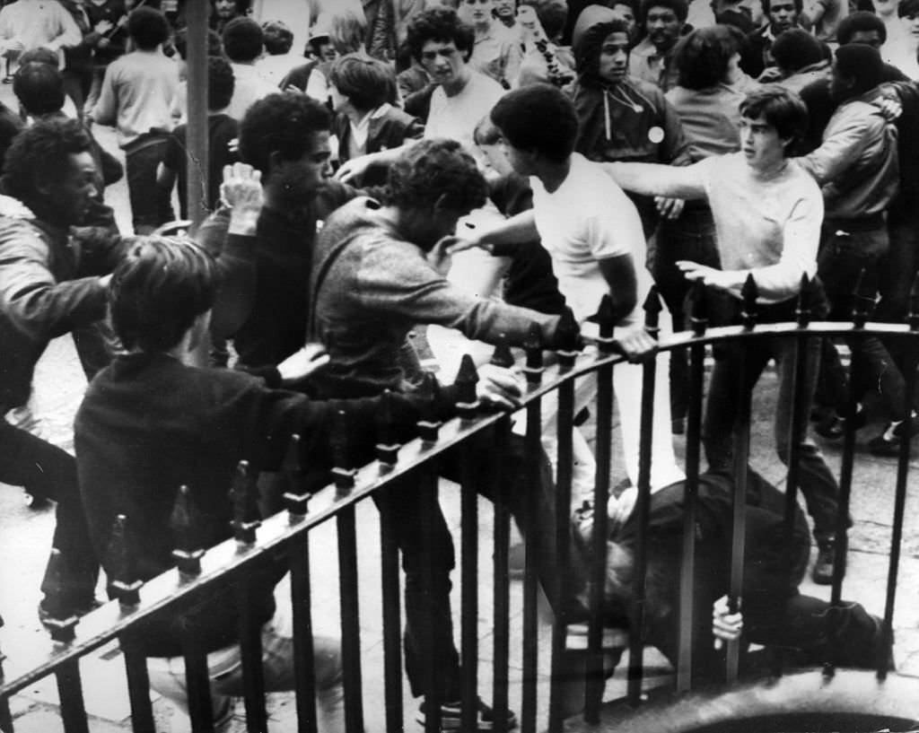 Anti-Police Demo in Toxteth, Liverpool, 1981