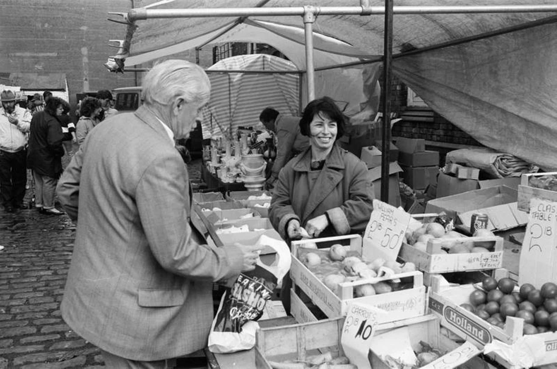 Heritage Market, Stanley Dock, Liverpool, 25th September 1988.