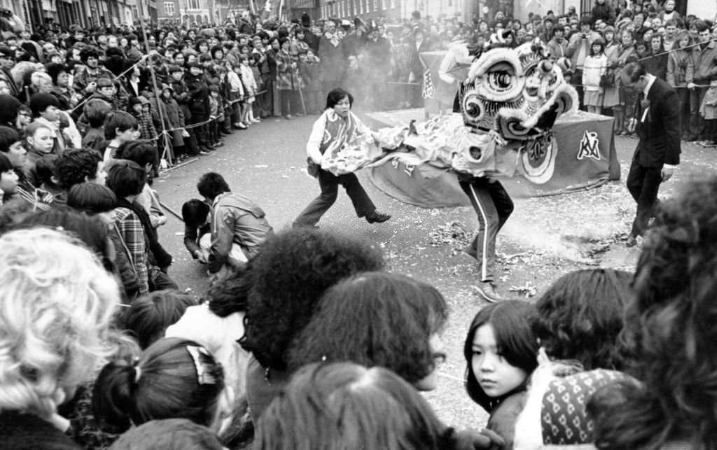 Chinatown in Liverpool, 1982