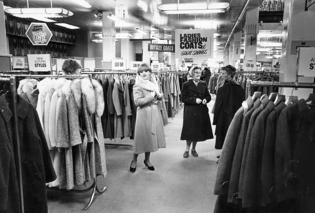 Womens Fashion Floor at Blackers Department Store, Liverpool, 14th November 1980
