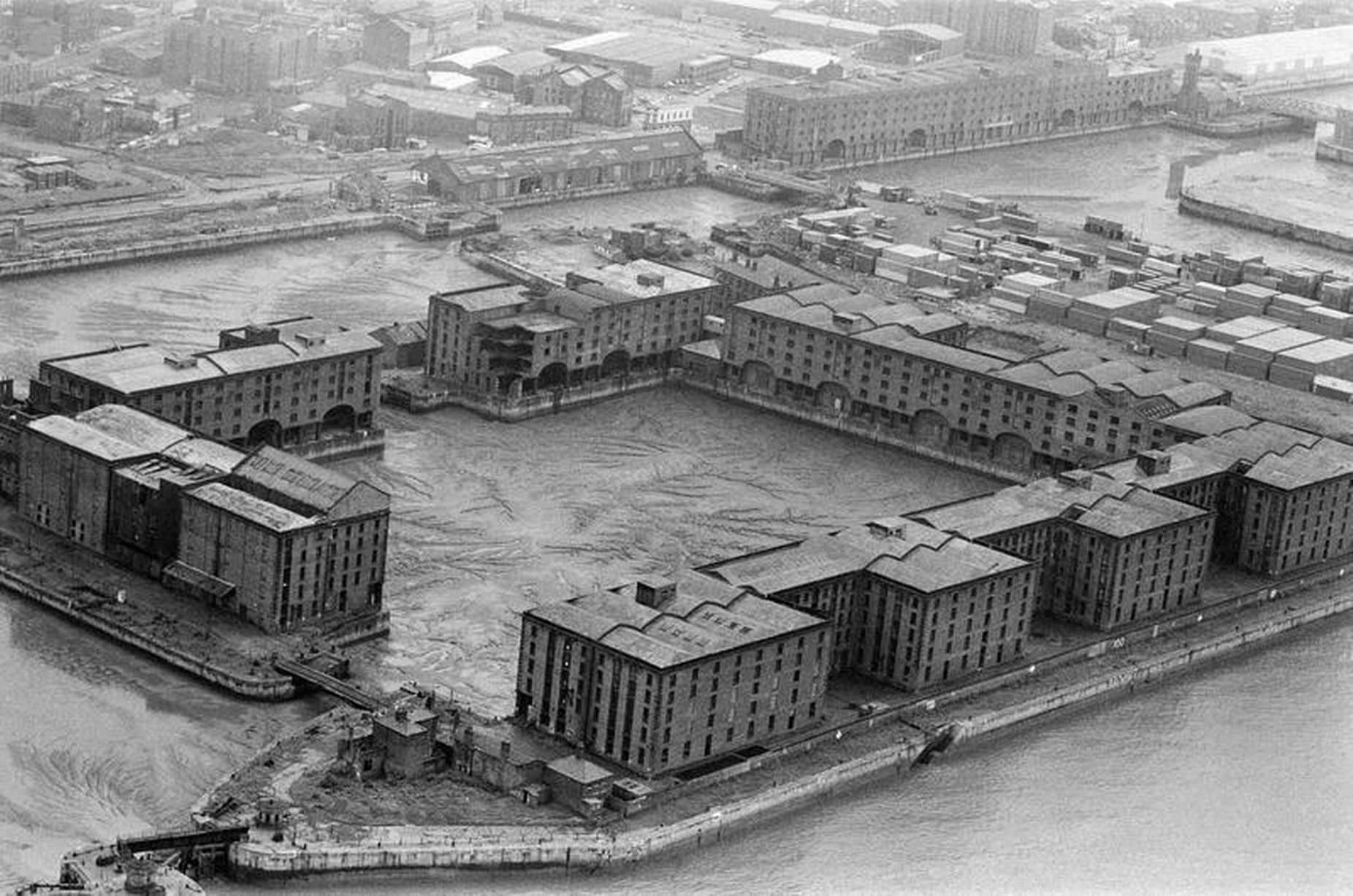 Albert Dock in the 1980s