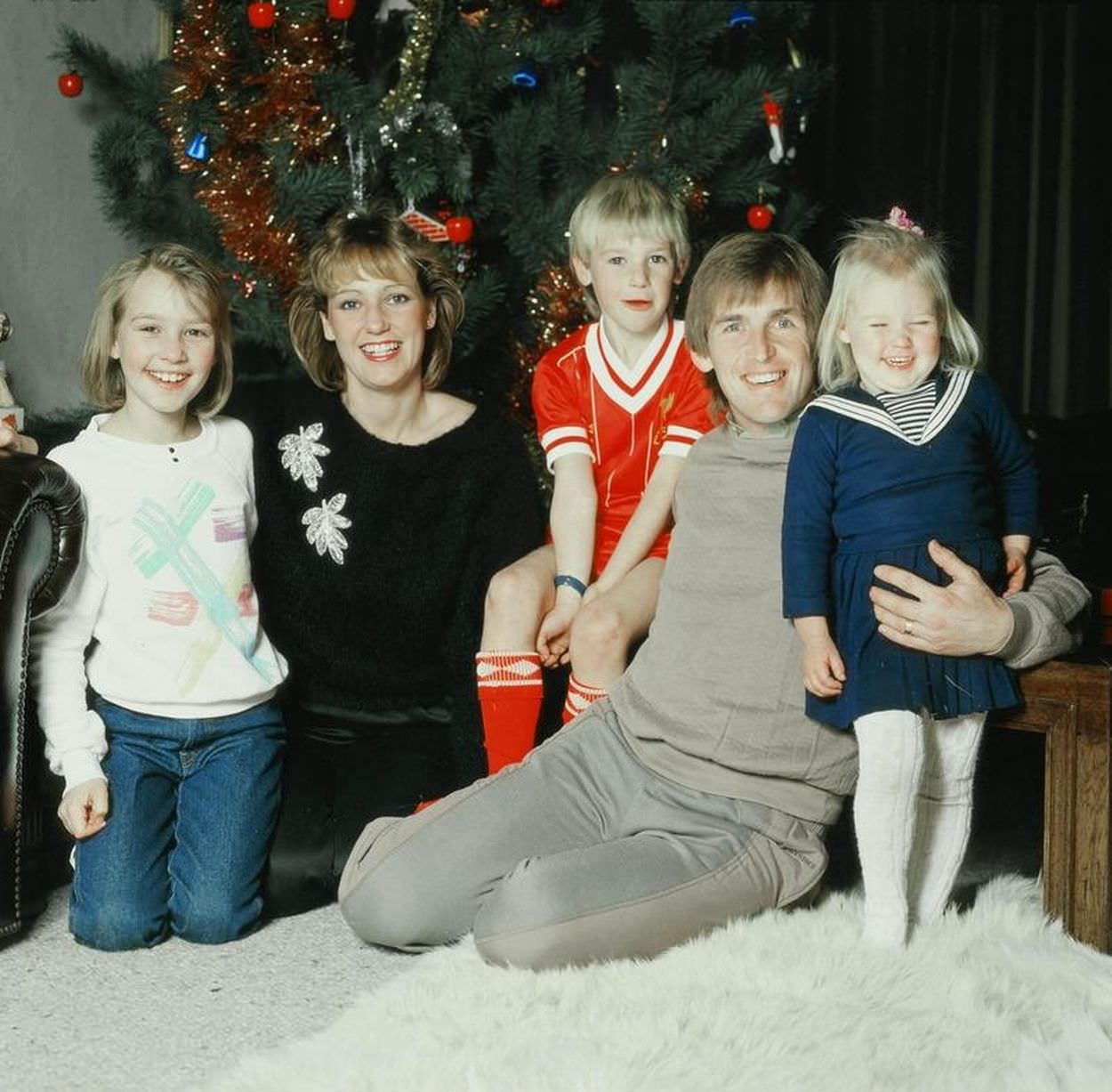 Kenny Dalglish and his family