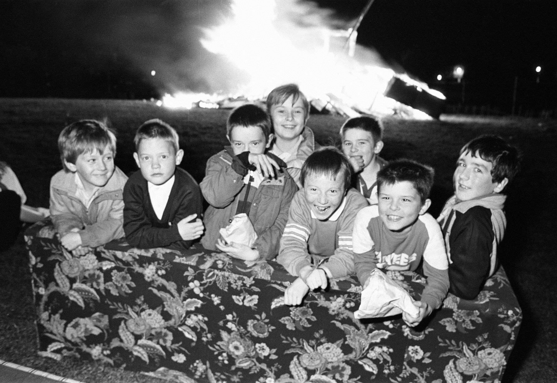 Bonfire Night Kensington, Liverpool, Wednesday 5th November 1986