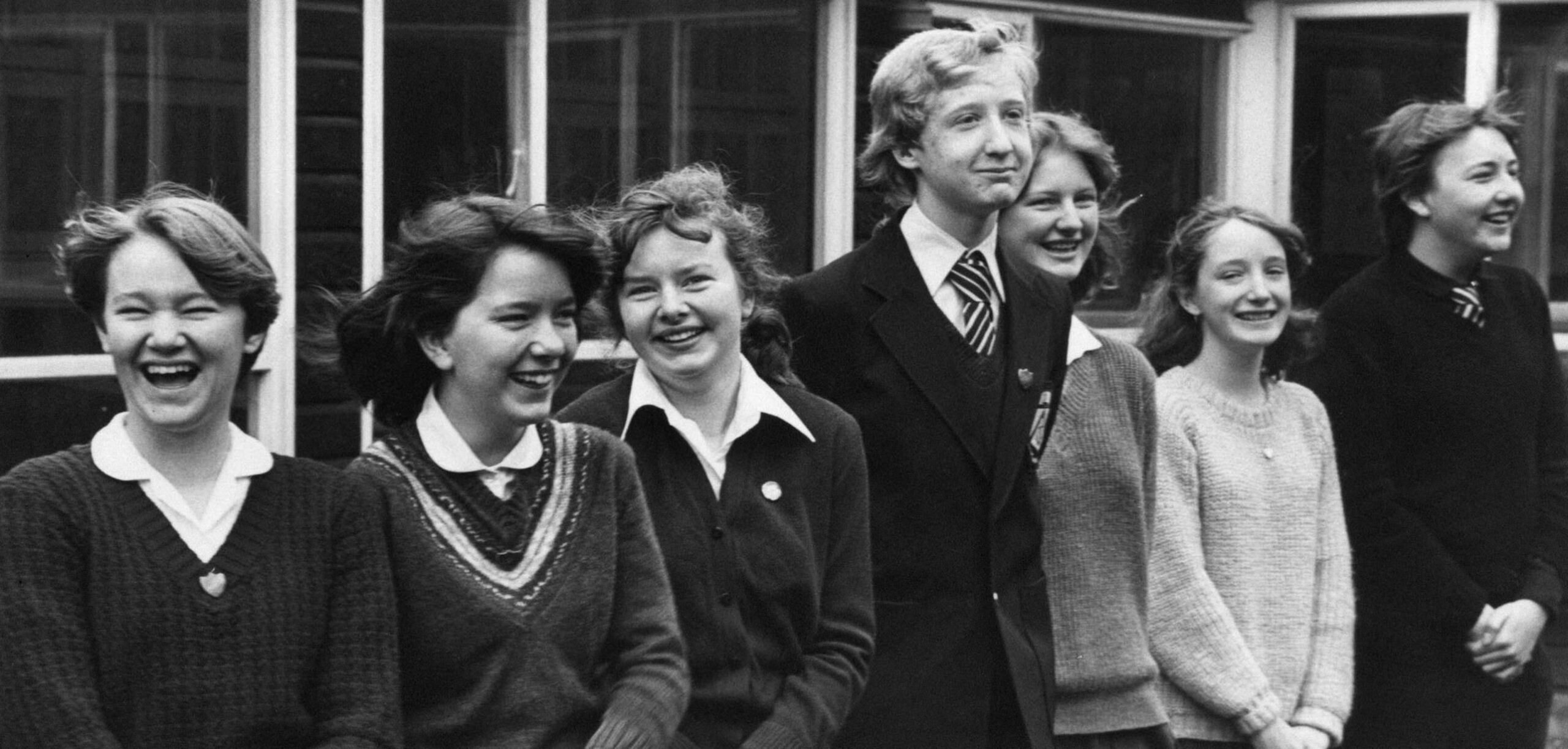 Schoolchildren at Ellergreen Comprehensive School, Norris Green, Liverpool, 5th April 1980.