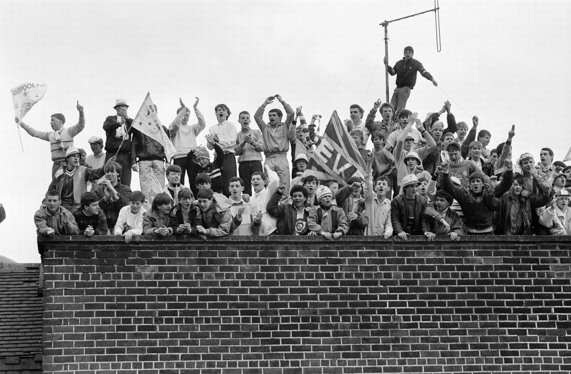 Liverpool FC, Homecoming Victory Parade after winning the FA Cup, and completing a League and Cup double, Sunday 11th May 1986