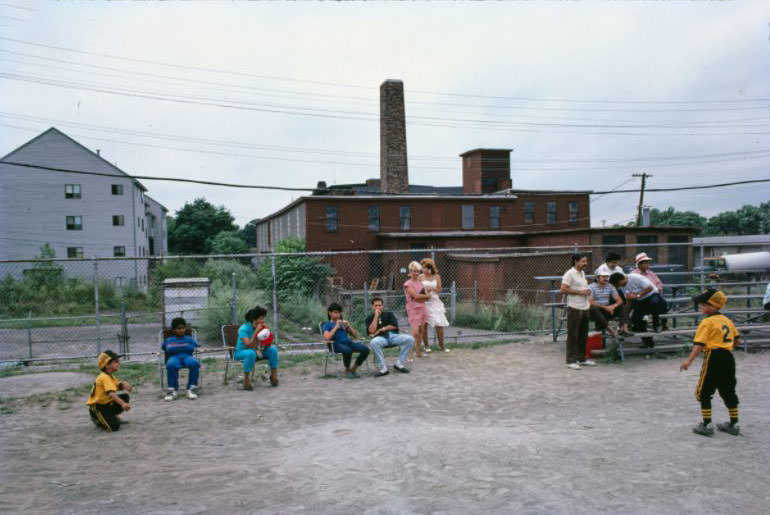 Baseball game at Puerto Rican Festival.