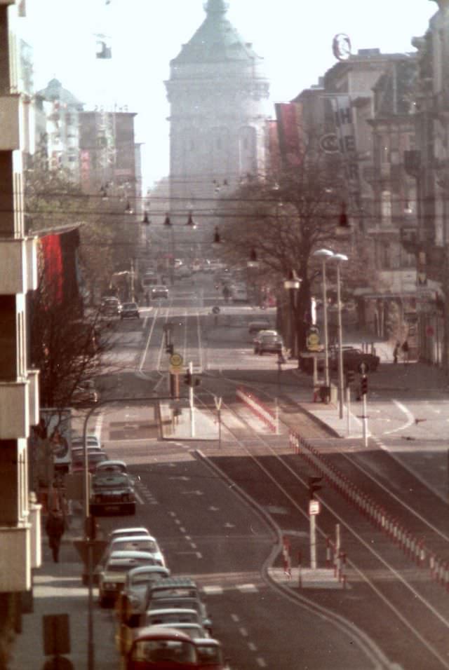 The Planken from above, 1973