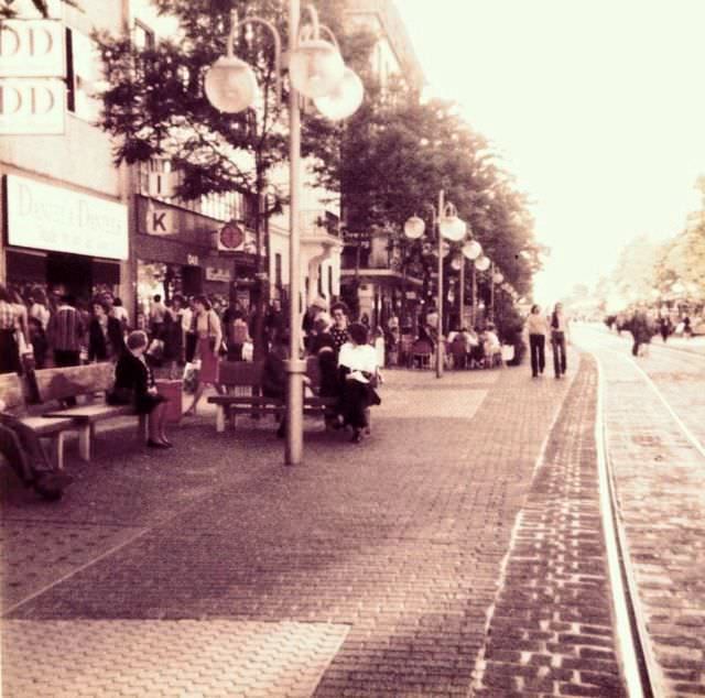 The Planken height old post, 1975