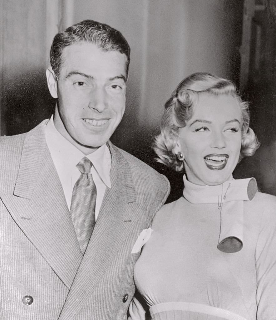 Marilyn Monroe and Joe DiMaggio.