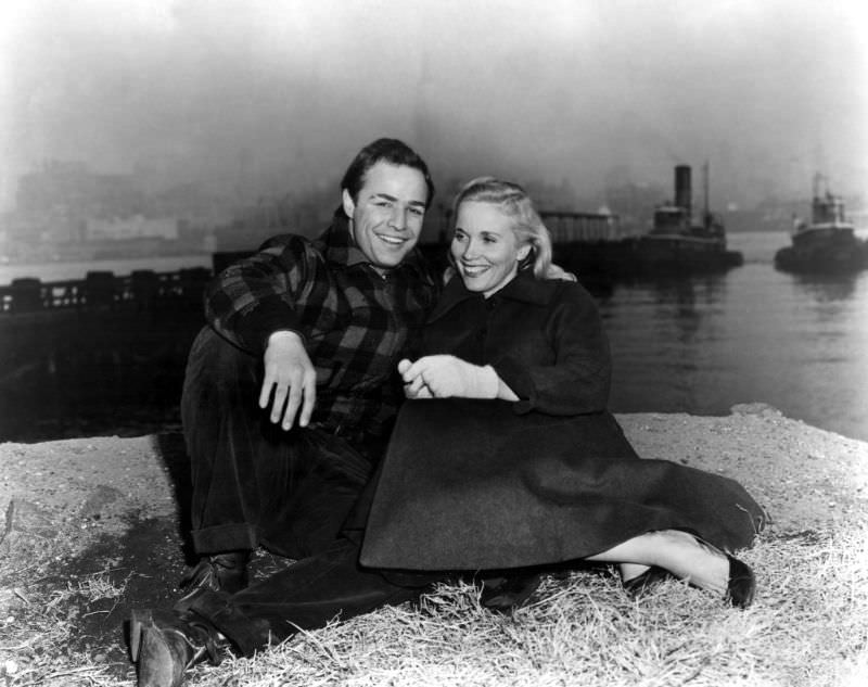 Fabulous Photos of Marlon Brando during the filming of 'On the Waterfront (1954)'