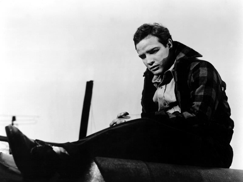 Fabulous Photos of Marlon Brando during the filming of 'On the Waterfront (1954)'