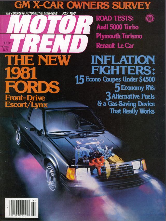 Motor Trend, July 1980