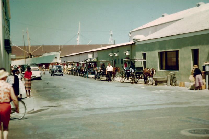 Nassau street scenes, 1960