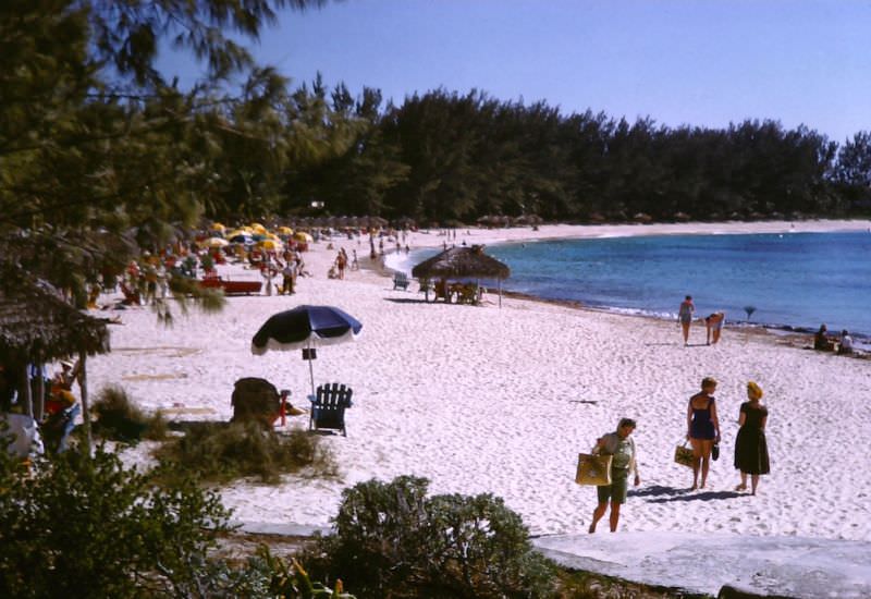 Paradise Beach, Nassau, 1960