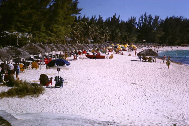 Paradise Beach, Nassau, 1960