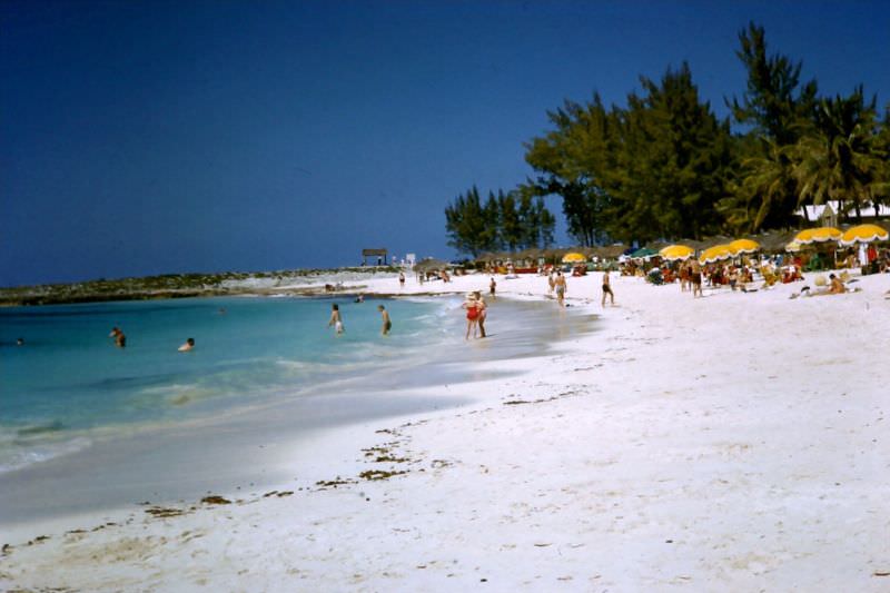 Paradise Beach, Nassau, 1960