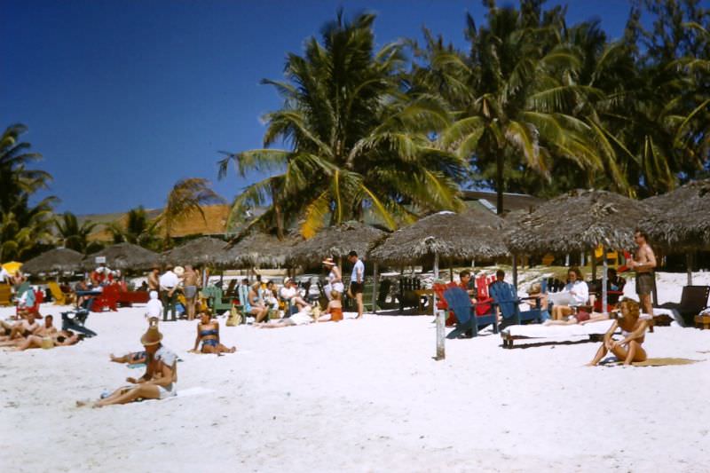 Paradise Beach, Nassau, 1960