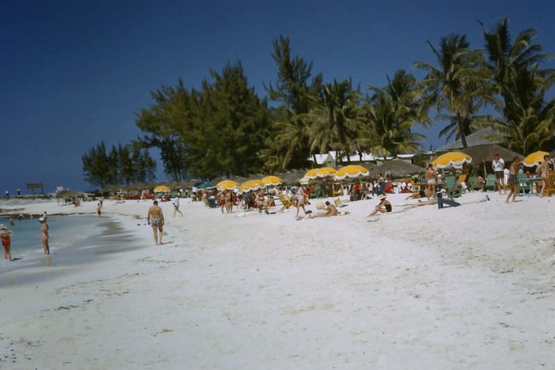 Paradise Beach, Nassau, 1960