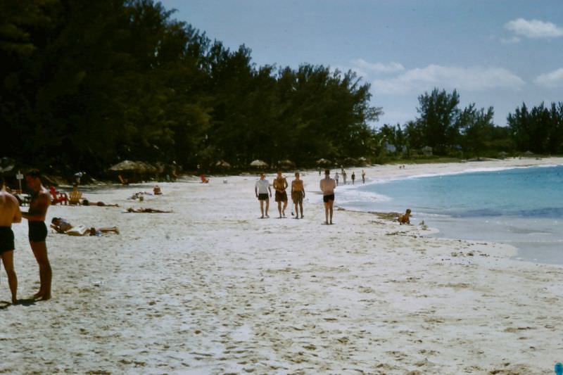 Paradise Beach, Nassau, 1960