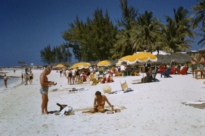 Paradise Beach, Nassau, 1960