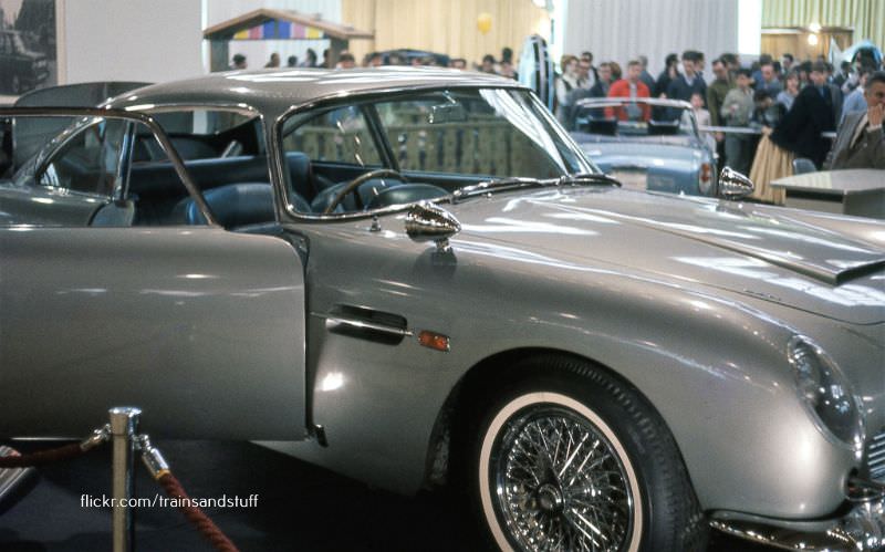 Aston Martin DB-5 at the New York Auto Show, 1965