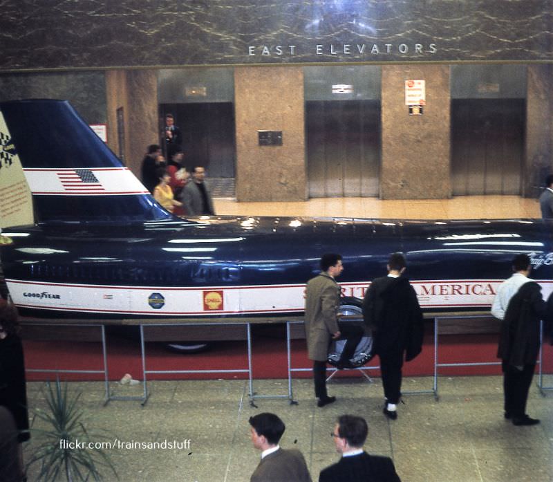 Spirit of America – Sonic 1 at the New York Auto Show, 1966