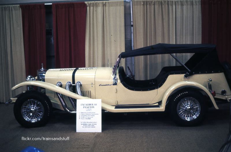 Brooks Stevens Excalibur SS Phaeton at the New York Auto Show, 1968