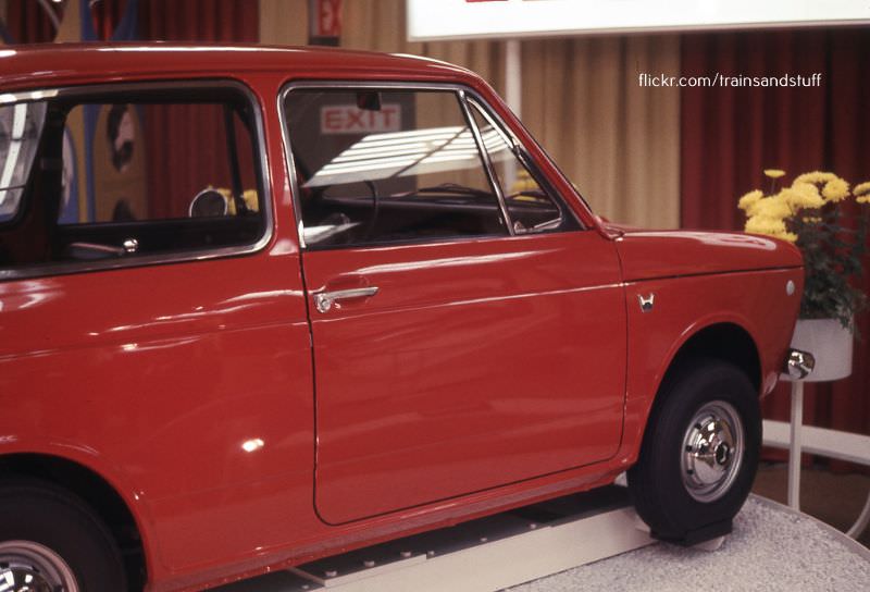 Honda N600 at the New York Auto Show, 1968