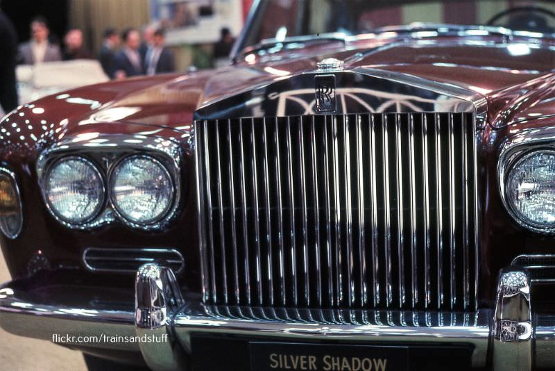 Rolls Royce Silver Shadow at the New York Auto Show, 1968