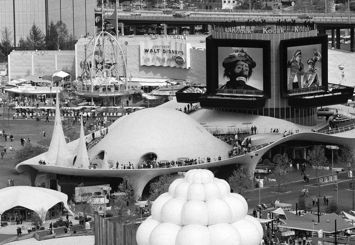 Upon arrival at the fair, most visitors look for the highest vantage point to take in the vast panorama of the grounds in New York, May 12, 1964.