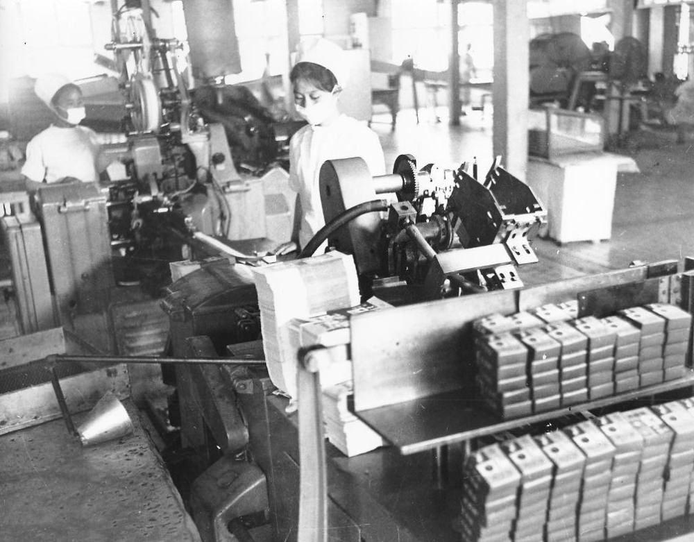 “Modern” industrial printing factory, North Korea, 1972