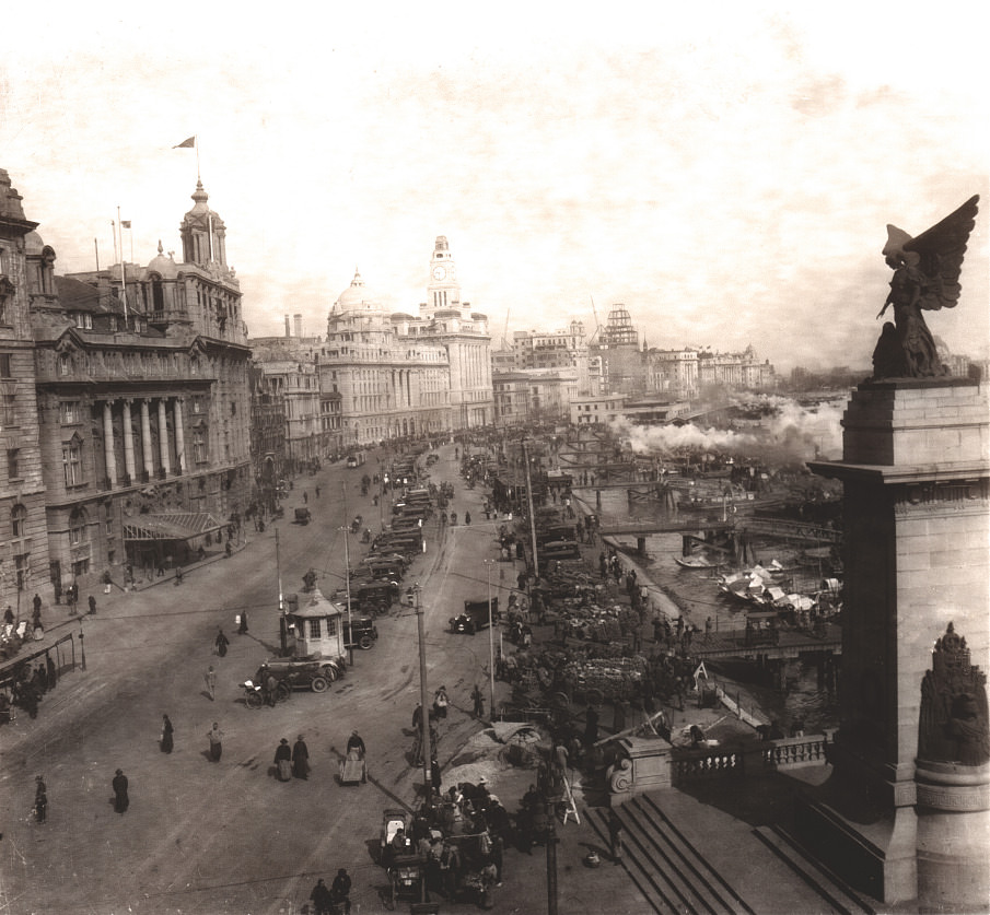 Shanghai, the Bund, 1929