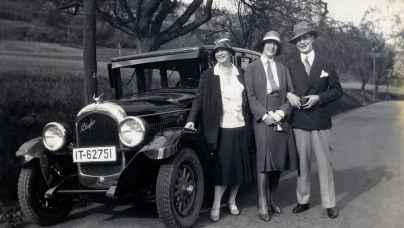 Fabulous Photos of People with their Chrysler Automobiles from the Past