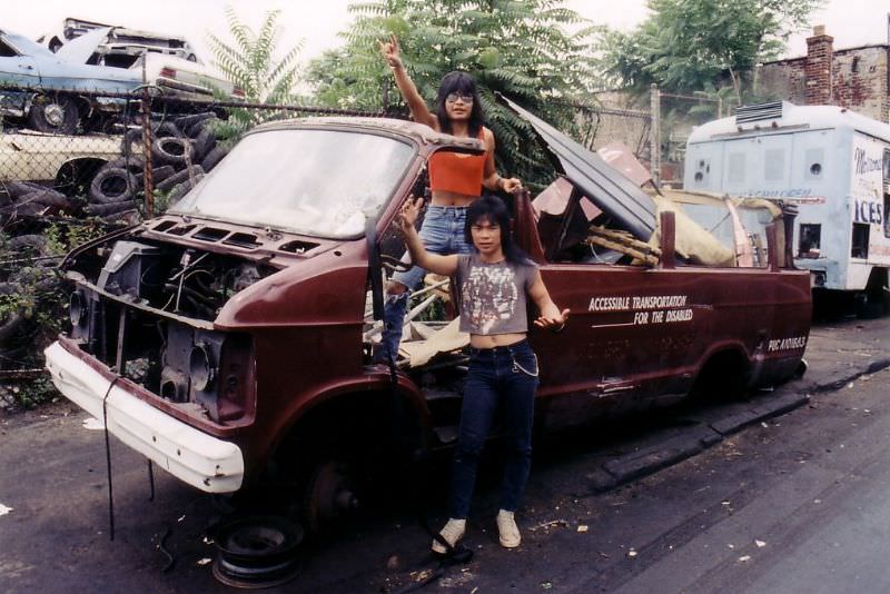 On Merion Avenue in West Philadelphia, 1986