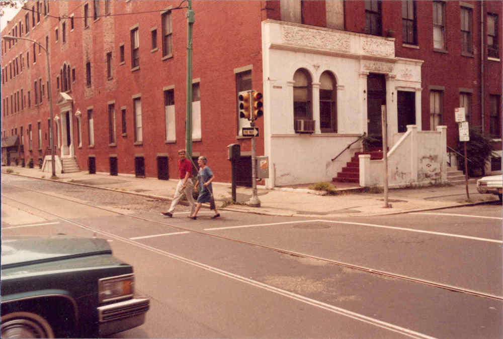 Southwest corner of 11th and Spruce Streets, 1980s