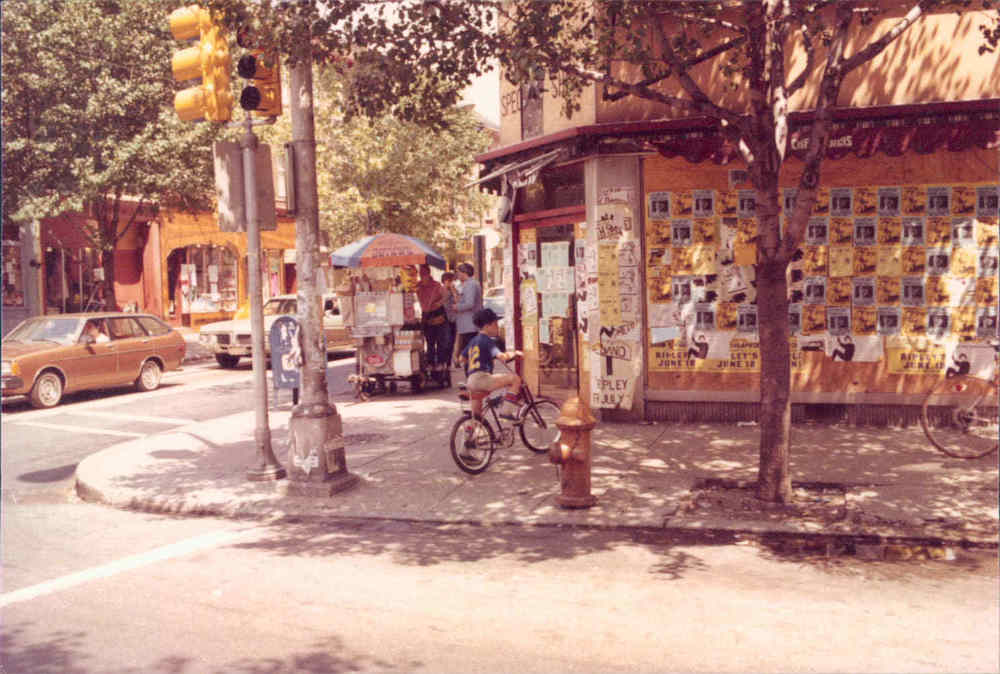 Northeast corner of 4th and South Streets, 1980s