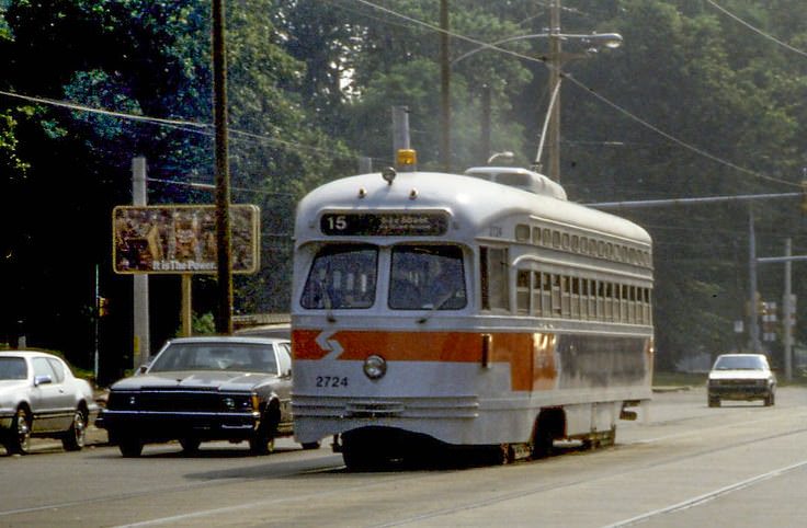 SEPTA PCC Girard Ave, Philadelphia, 1980s