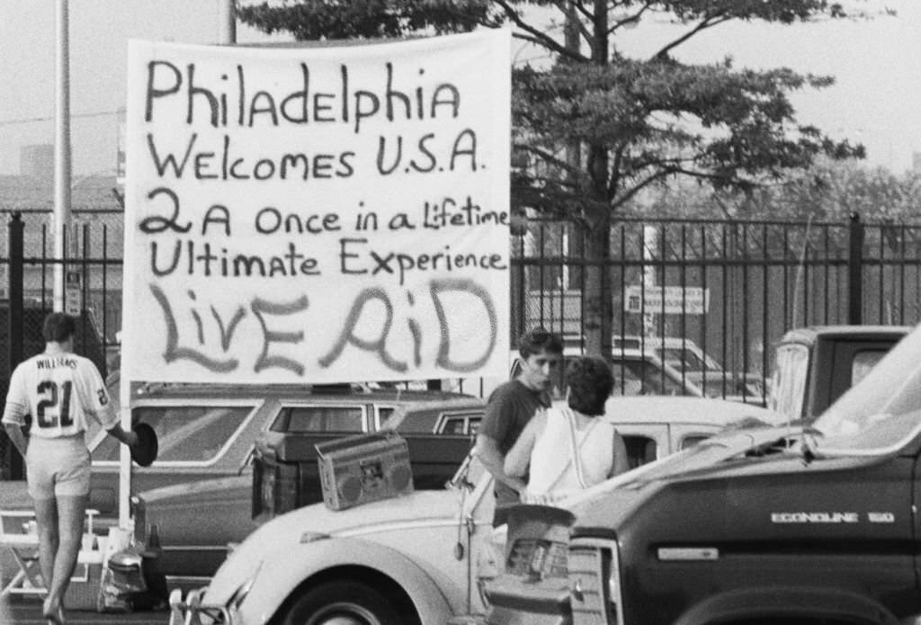 Live Aid, Philadelphia, 1985