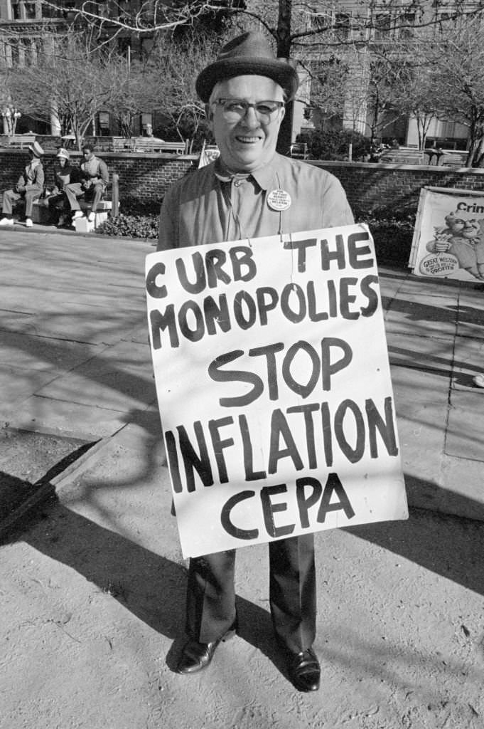 Max Weiner At Anti-Inflation Rally