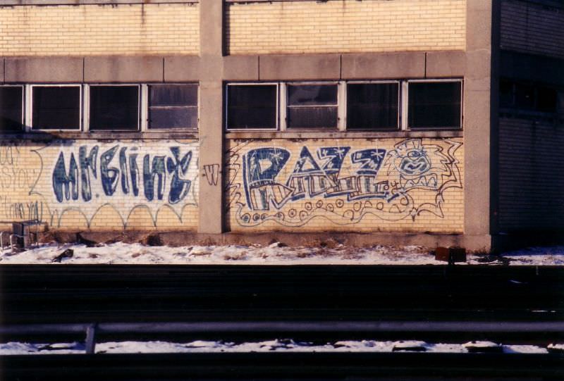 Mr.Blint-w-Razz, 30th Street Yard, Philadelphia, 1982