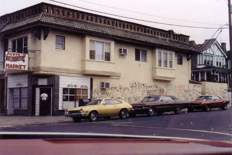 Alvin's Bargain Market on 54th Street, West Philadelphia, summer 1983