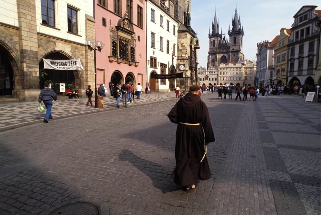 Near the old town square, Prague, 1990s