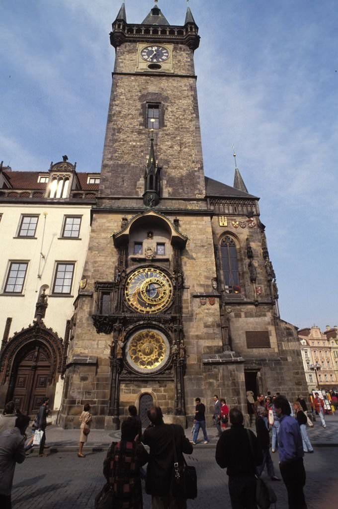 Old town hall, Prague, 1990s
