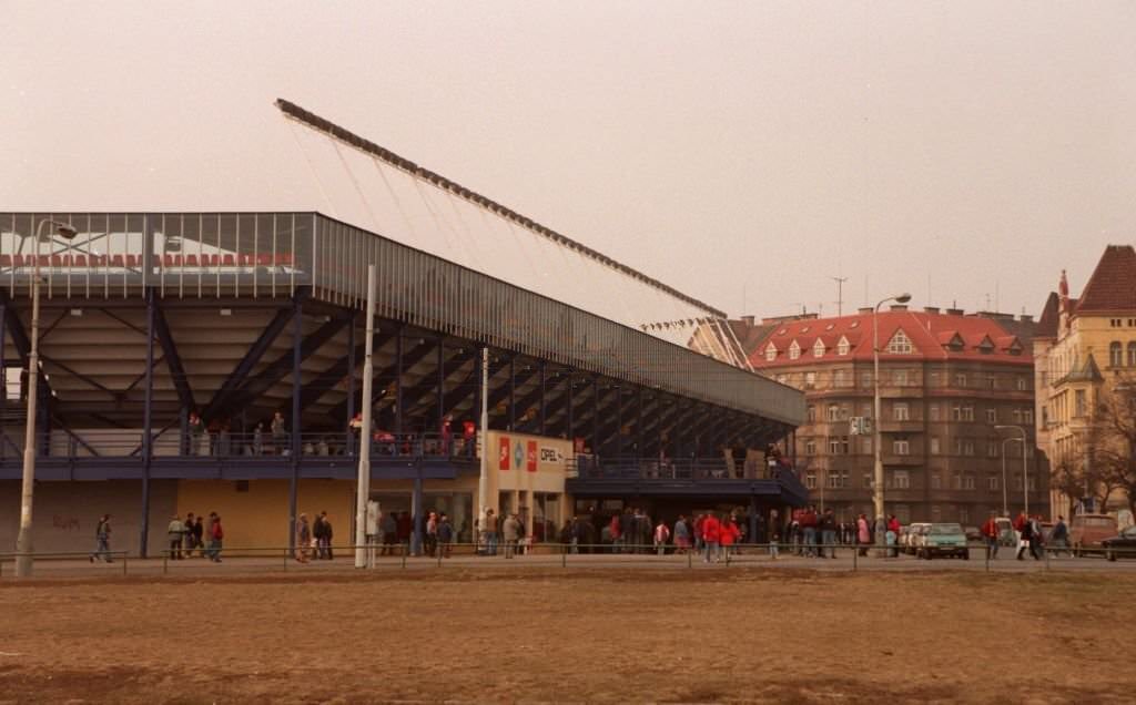 Letna Stadium, home of Sparta Prague, 1990s