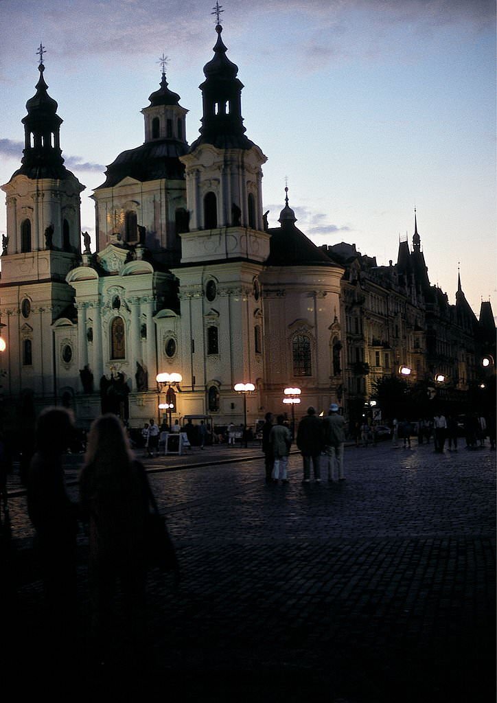 Church of St. Nicholas designed by famous baroque architect K.I. Dientzenhofer