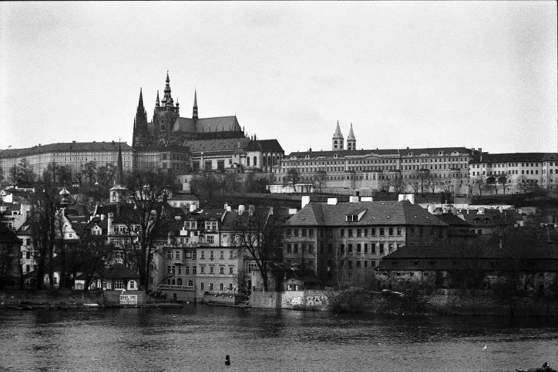 Castle from Charles Bridge, Prague, 1995