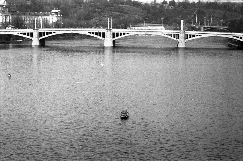 From Charles Bridge, Prague, 1995