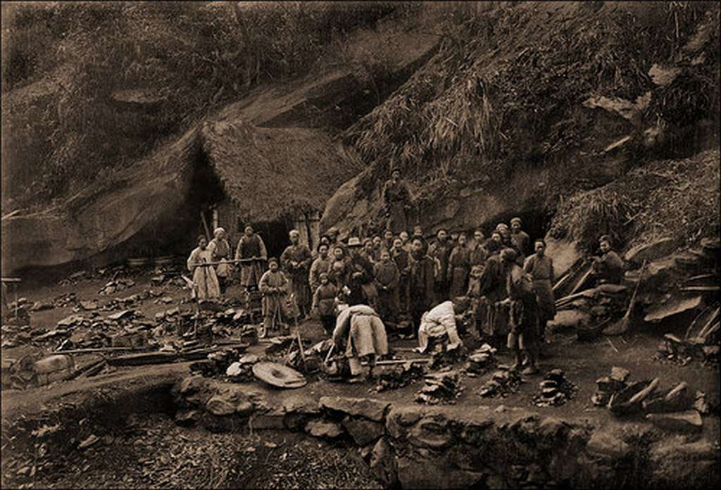 Mouth of Coal Mine in Mountain Ridge West of Ta Chu, China, 1909